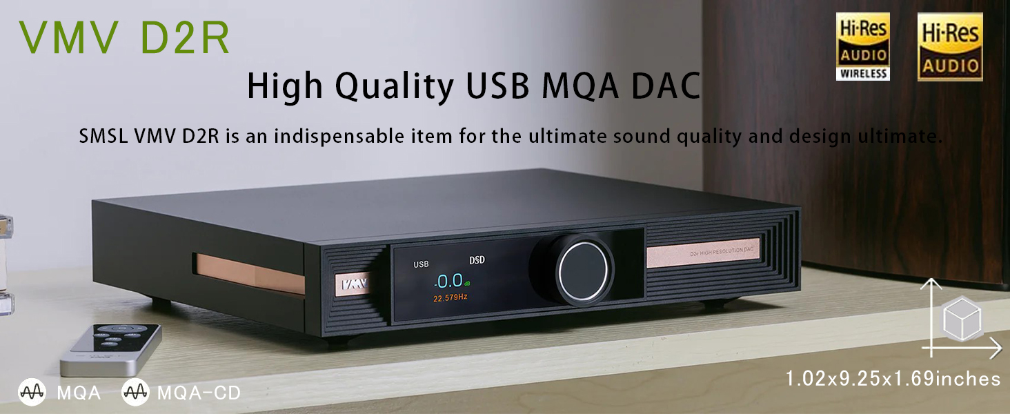 Amazon.com: S.M.S.L VMV D2R Audio DAC BD34301EKV Chip Support MQA 
