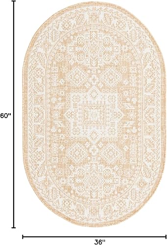 Miniatura 542 de Rugs.com Outdoor Aztec Collection Alfombra – 4 x 6 pies alfombra de tejido plano gris carbón perfecta para salas de estar, grandes comedores, planos