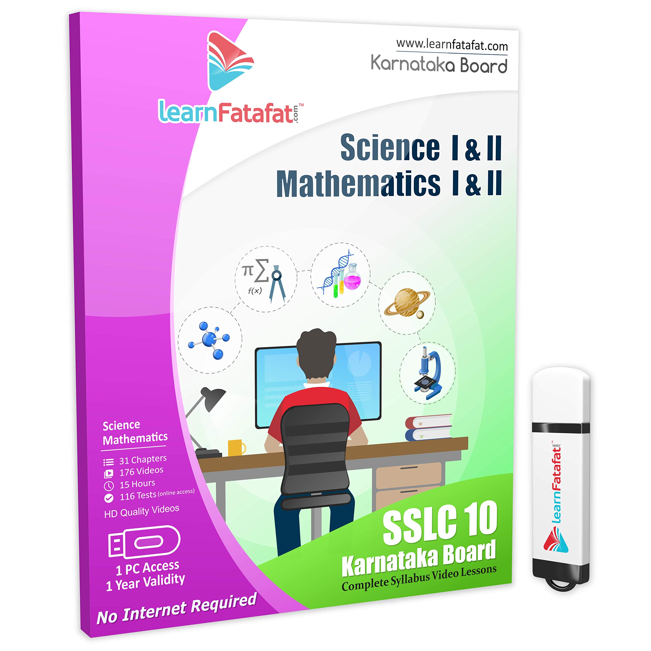 SSLC Karnataka Class 10 Science and Maths Video Course Pendrive (B07FP4JQPD) Amazon Price History, Amazon Price Tracker