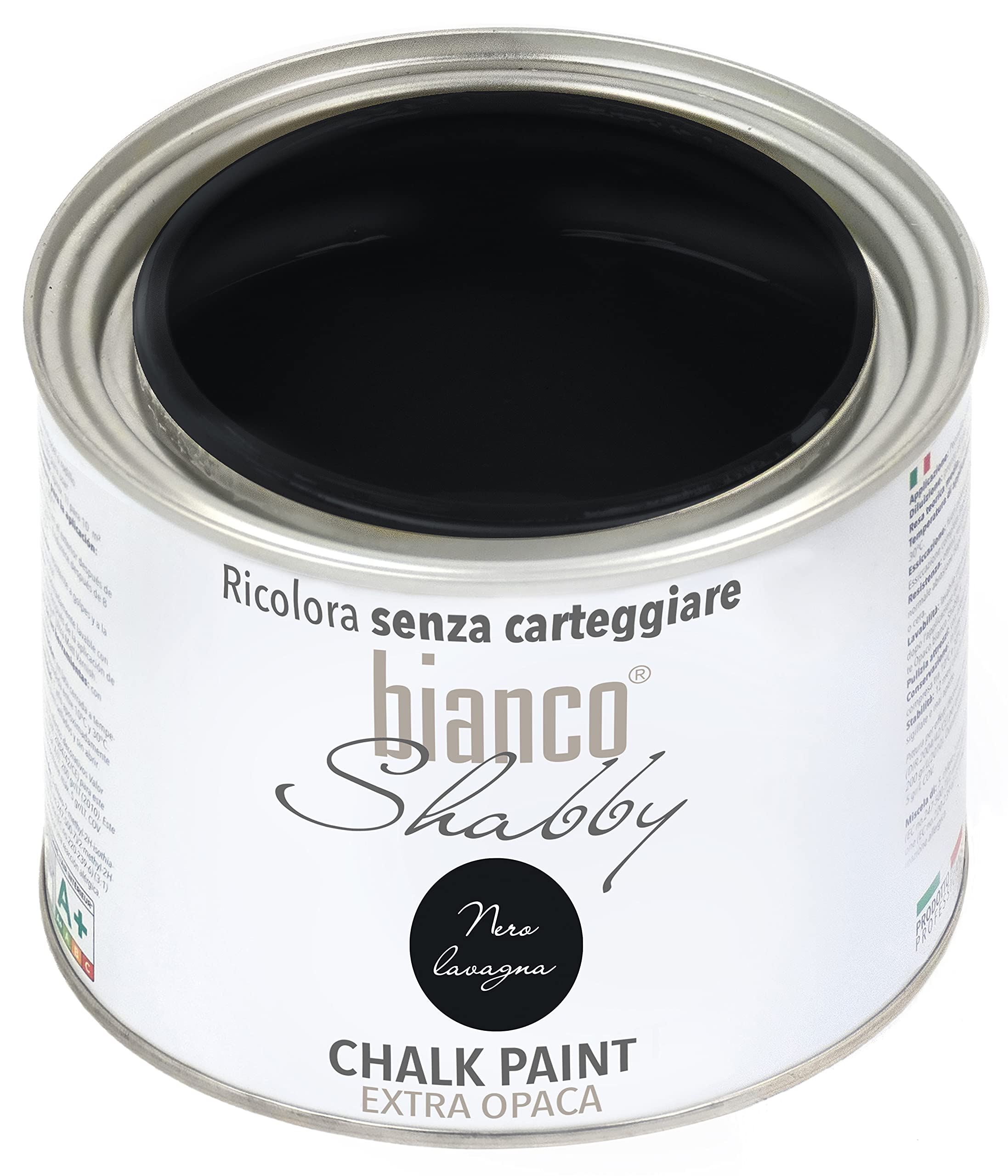 Chalk Paint & Cera Neutra – Pintura Shabby Chic + cera profesional, negro