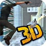 Real jet and jetpack ride! Jetpack Jump Roof Gangster Simulator