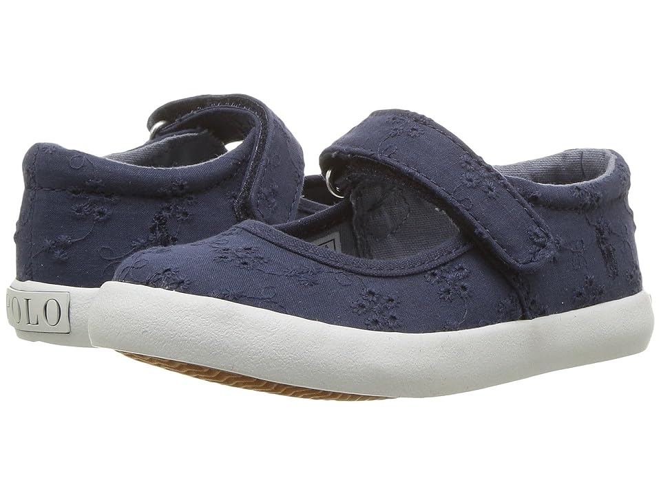 

Polo Ralph Lauren Kids Pippa (Toddler) (Navy Eyelet/Navy Pony Player) Girl's Shoes