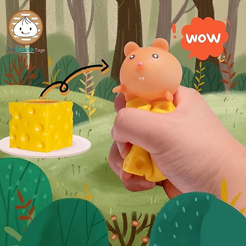 Miniatura 2 de Holgosiu Juguete blando de ratón, juguete para aliviar el estrés, juguete para aliviar el estrés, para TDAH, TDA, TOC