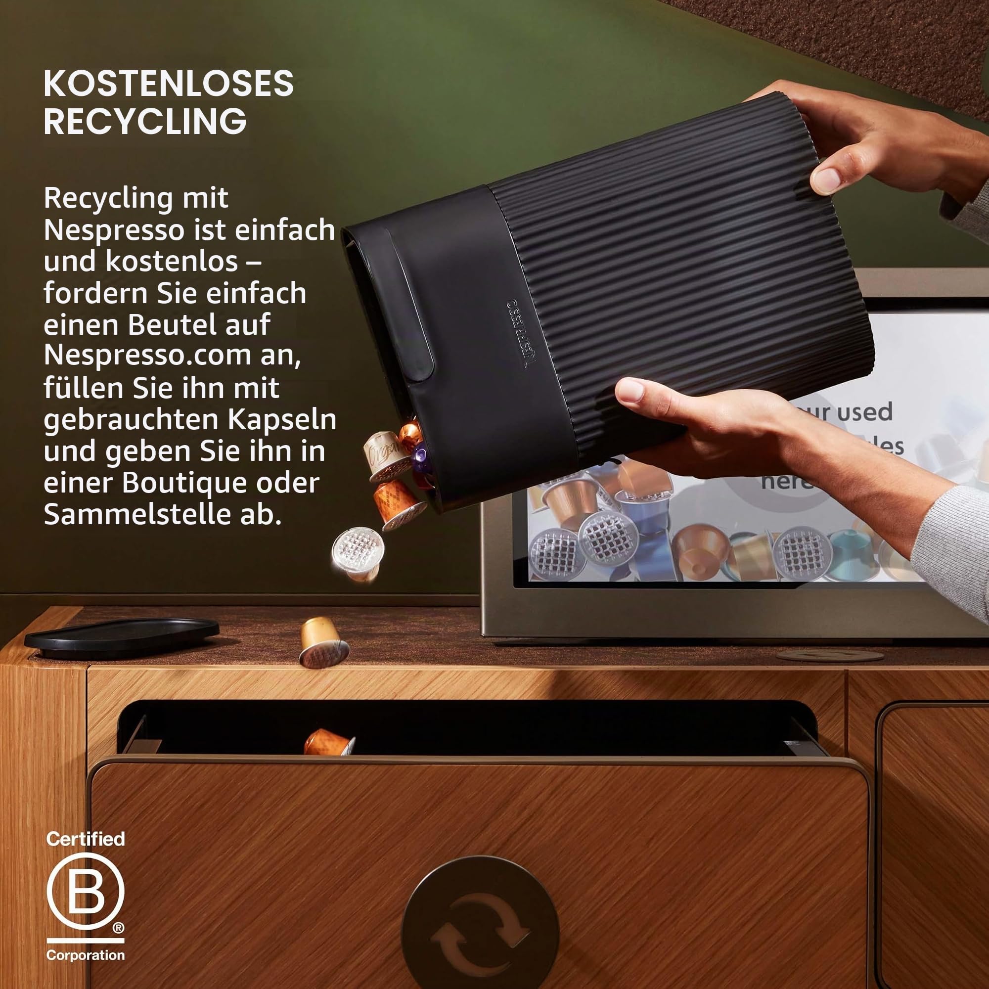 50 NESPRESSO COFFEE CAPSULES (10 x VOLLUTO, 10 x ROMA, 10 x COSI, 10 x VIVALTO LUNGO, 10 x ARPEGGIO)