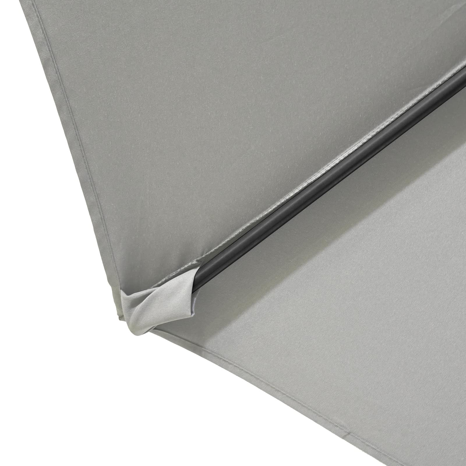 SVITA Sonnenschirm Aluminium-Ampelschirm mit Ständer und Kurbel, 360° Hebel-Konstruktion, kippbar, Umfassender Sonnenschutz