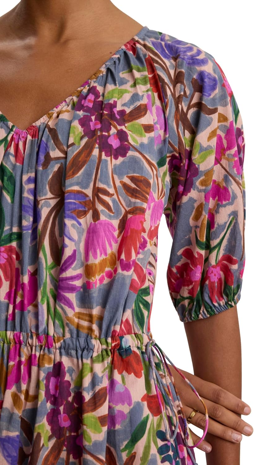 VELVET BY GRAHAM & SPENCER Women's Hazel Printed Voile Dress, Tahiti, Small - Image 3