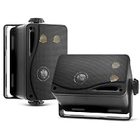 Pyle Sistema di Altoparlanti Mini a 3 Vie, Casse Audio Impermeabili da 200 Watt
