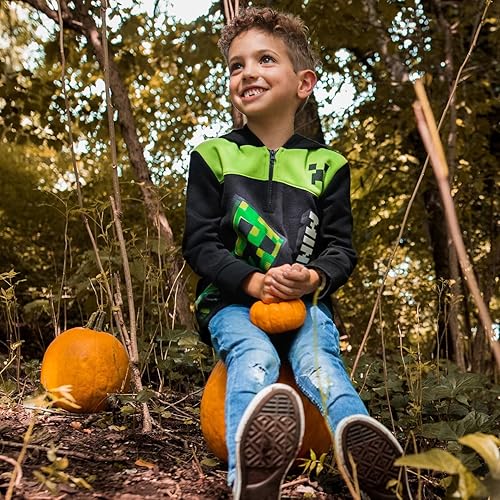 Miniatura 6 de Minecraft Sudadera con capucha de forro polar para niños pequeños a niños grandes (4-18-20)