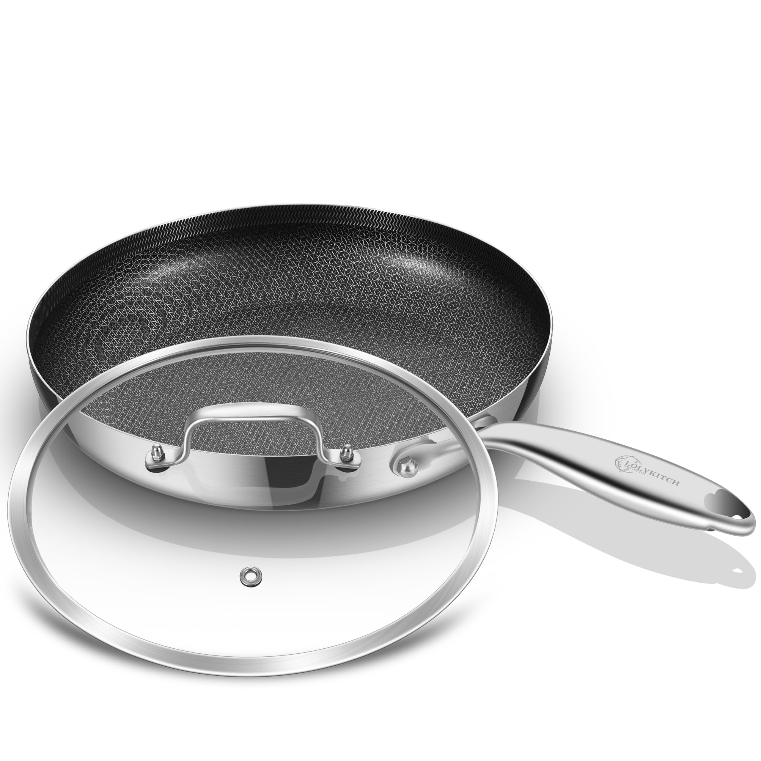 LOLYKITCH 8.5 Tri-Ply Nonstick Pan