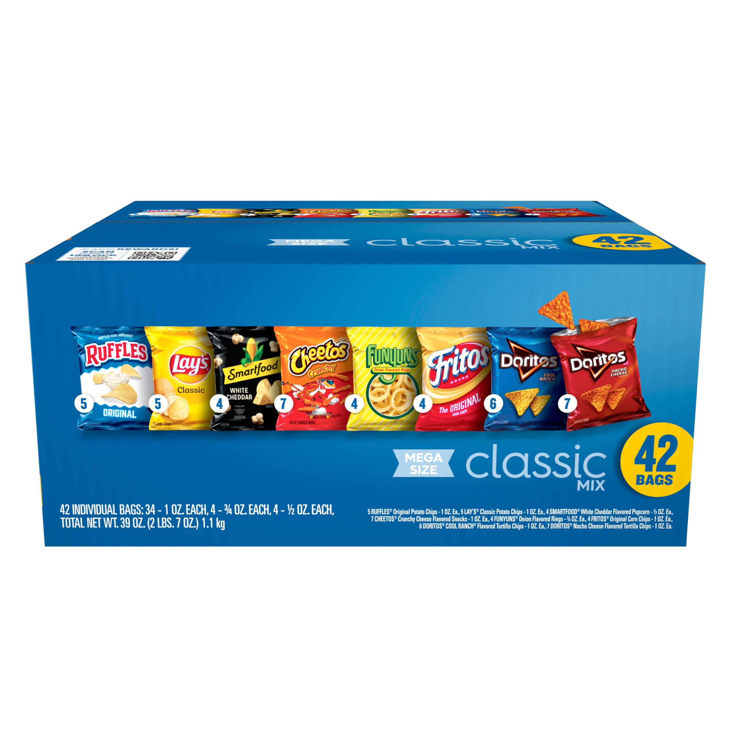 Frito-Lay Classic Mix Mega Size Variety Pack