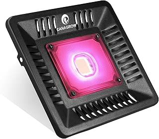 CANAGROW COB LED Grow Light Full Spectrum, 100W Waterproof Grow Lights for Indoor Plants, Plant Growing Lamp with New Technology, Natural Heat Dissipation Without Noise - coolthings.us