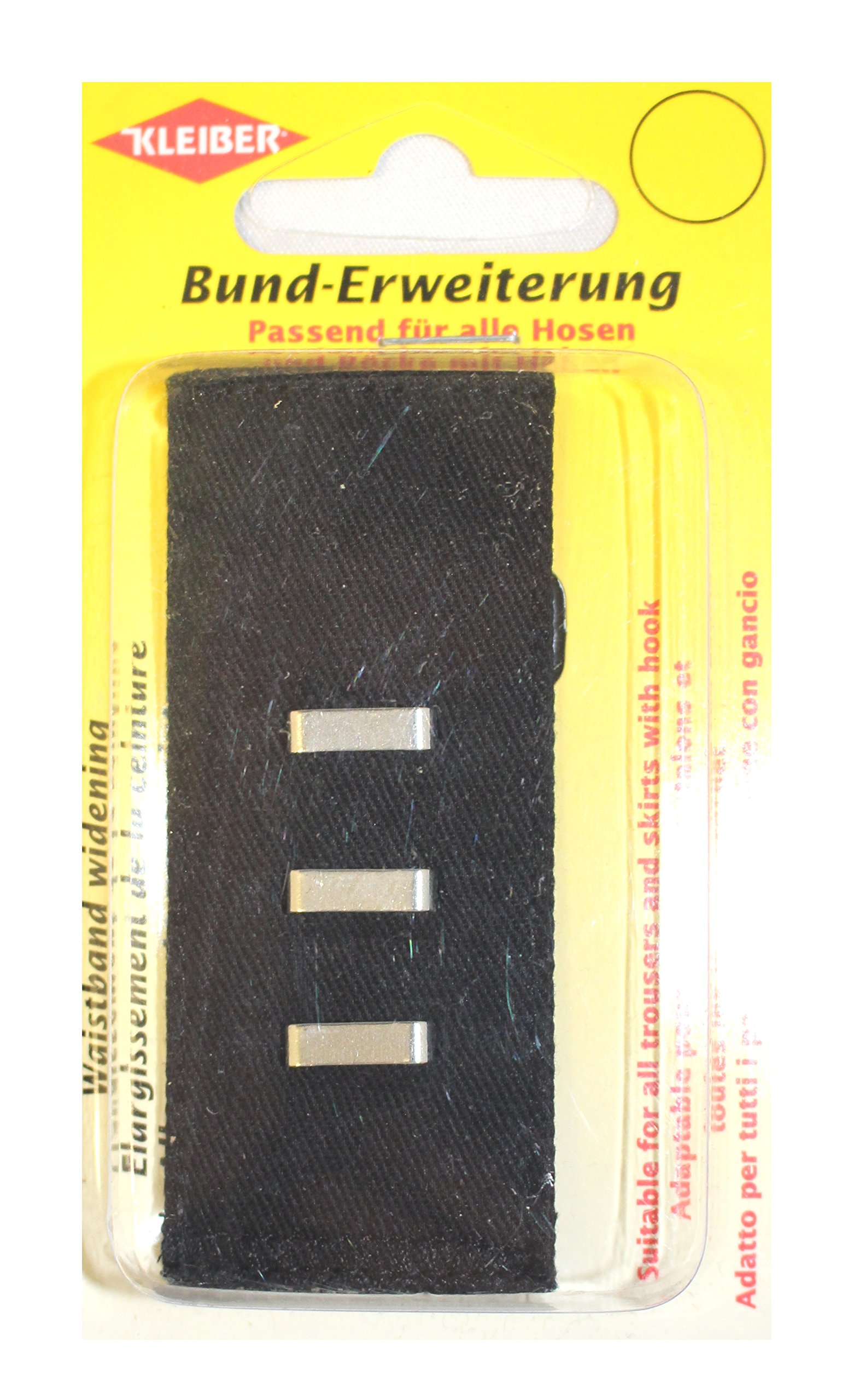 Kleiber 2.5-5 cm Hook and Bar Waist Band Extenders, Navy Blue