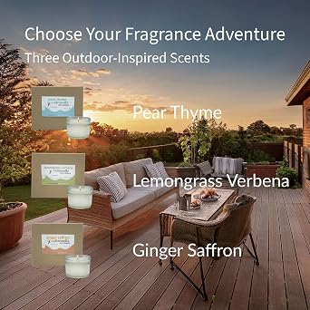 Best Bee Brothers, Citronella Soy Candle Hand-Poured, Ginger + Saffron, Citronella, 3oz