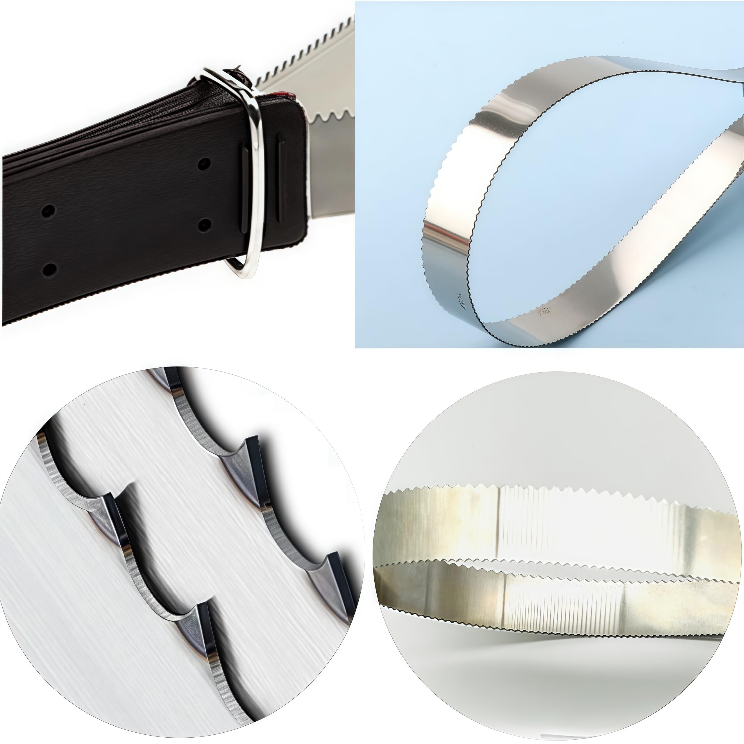 idealer Metallstriegel zum Abziehen von Schweiß,Schweißmesser mit Zacken,Metallstriegel mit Doppelseitiger Klinge und Abnehmbarem Griff,Federstriegel Werkzeug für Haustiere(schwarz)