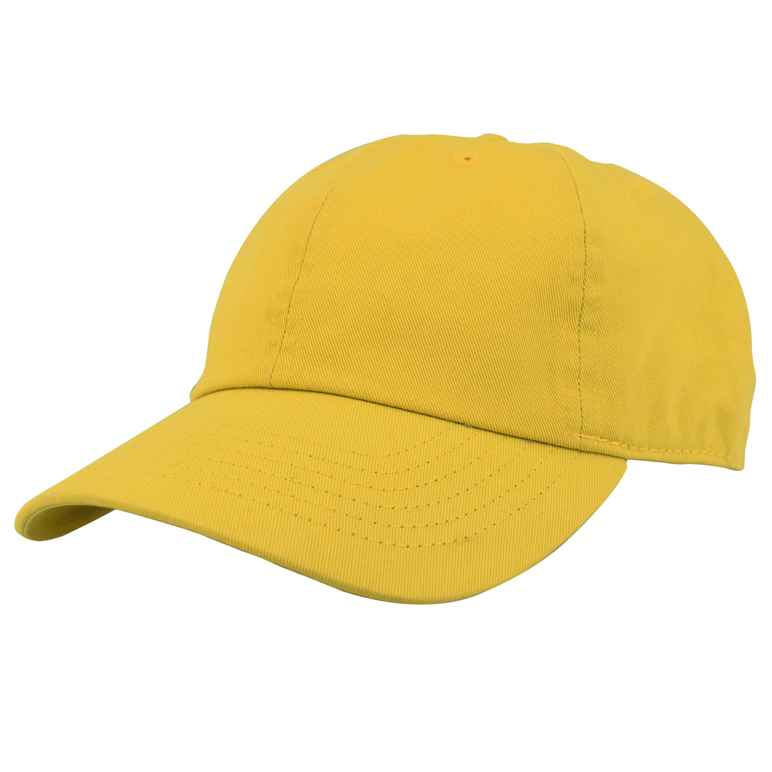 Baseball Cap Dad Hat 100% Cotton Polo Style Plain Blank Adjustable Size.