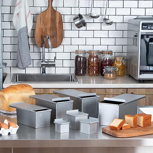 Miniatura 2 de Endo Shoji WSY03015 Altite - Molde de pan con tapa, 1.5 barras de hierro chapado en aluminio, fabricado en Japón