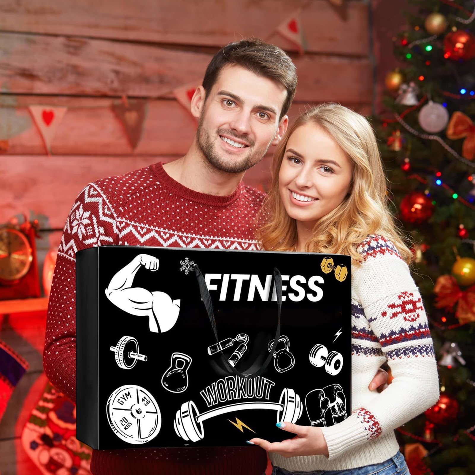 Fitness-Ausrüstung Adventskalender Weihnachts-24-Countdown-Kalender