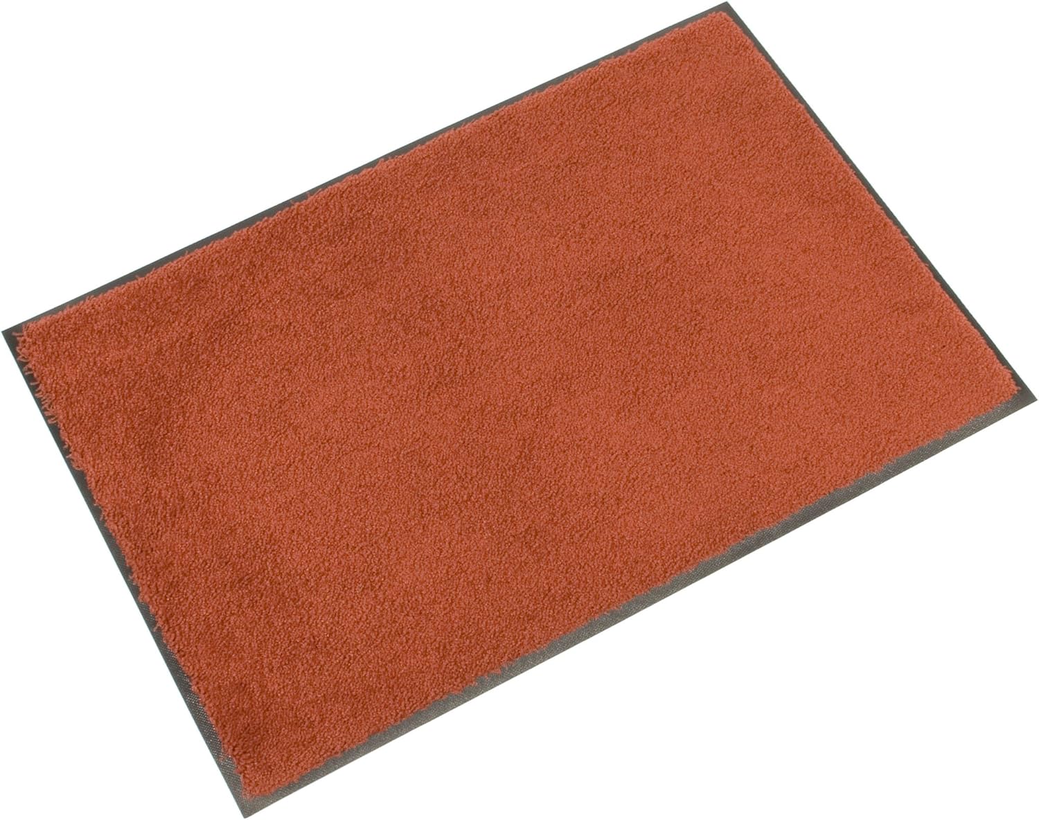 Easy Clean Washable Doormat Terracotta 0.75m x 1.2m