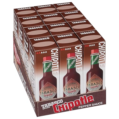 TABASCO Brand Chipotle - Salsa de pimienta, 5 onzas (paquete de 12)
