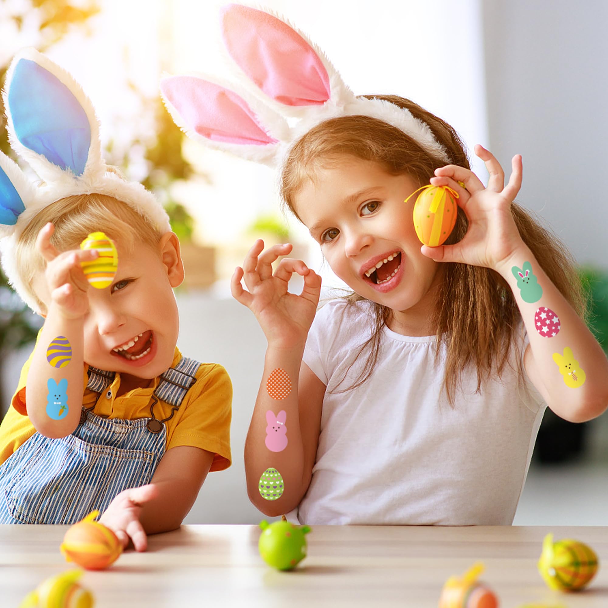 Easter Sticker Collection - 1000 Pcs Bunny & Egg Designs For Kids Crafts & Party Fun