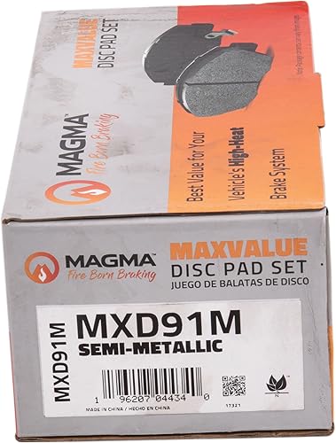 Miniatura 5 de Pastillas de freno semimetálicas, delanteras MXD91M