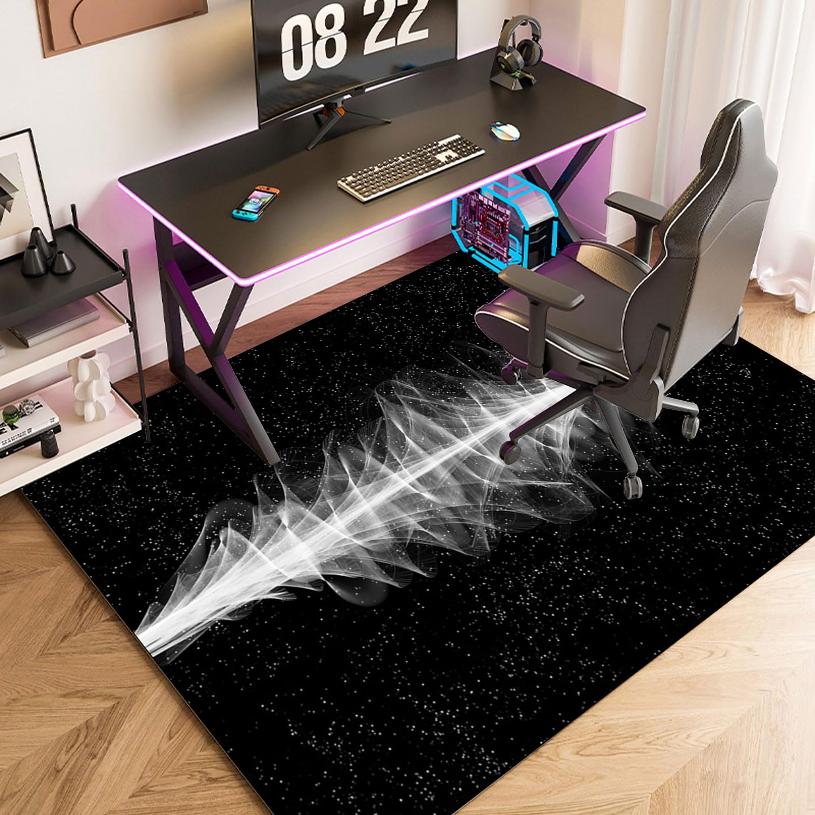 Protectores Para Suelos De Tarima Esterilla Protectora Para Silla De Oficina,  Silla De Escritorio, Base Transparente, Alfombrilla Protectora Para El  Suelo Para Sillas De Oficina, 90 X 120 Cm Para Suelos Duros (, image size:1601x1601