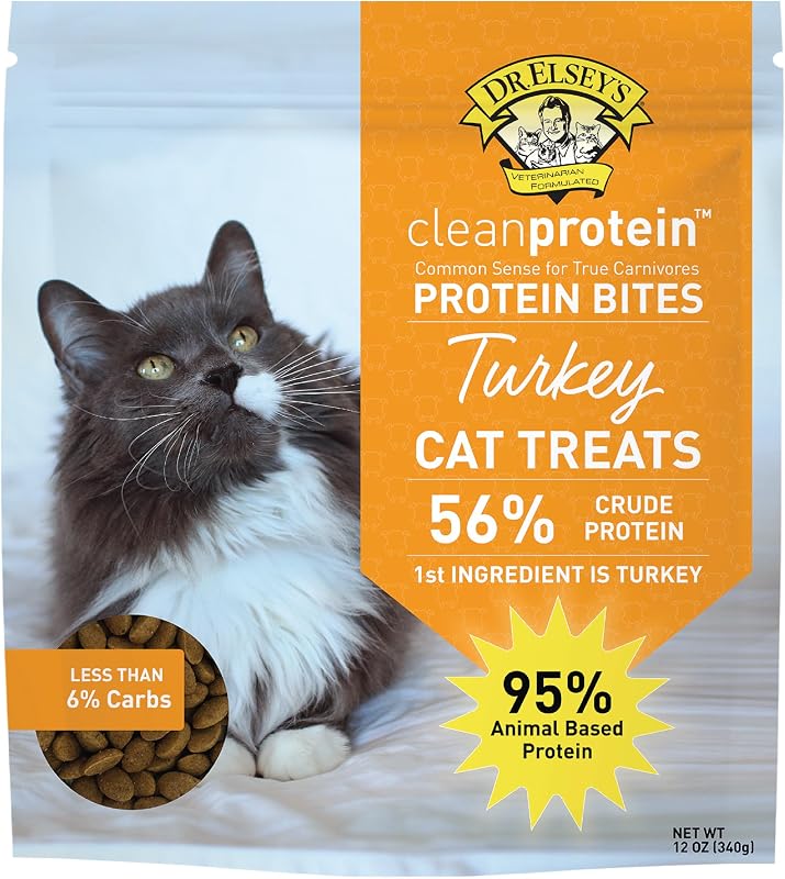 Petisco para Gatos com Proteína de Peru Dr. Elsey's cleanprotein 340 g