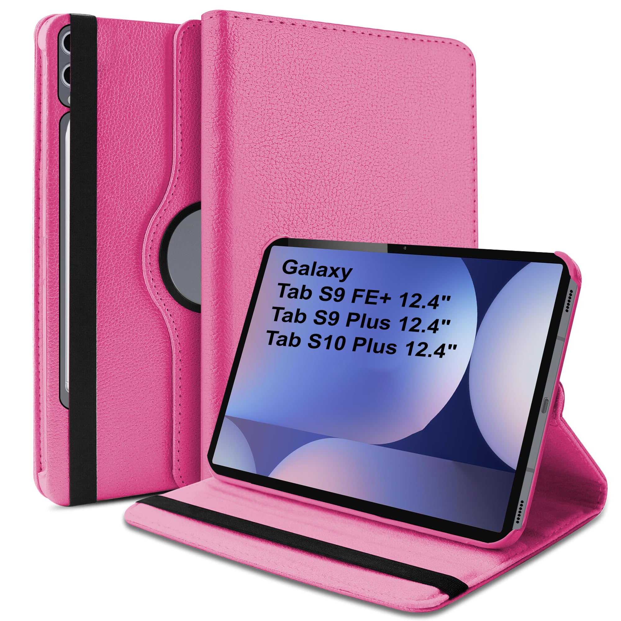 TGK 360 Rotatable Smart Flip Cover for Samsung Galaxy Tab S9 FE+/