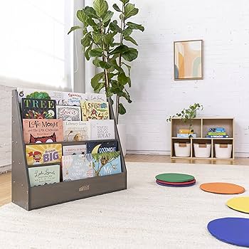 Amazon.com: ECR4Kids Streamline Single-Sided Book Display with