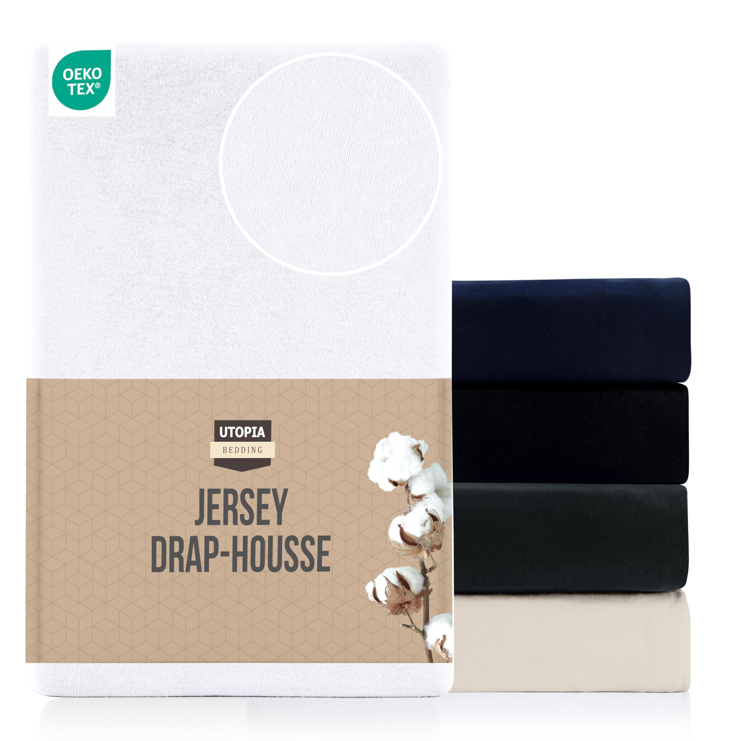 Utopia Bedding Jersey Spannbettlaken