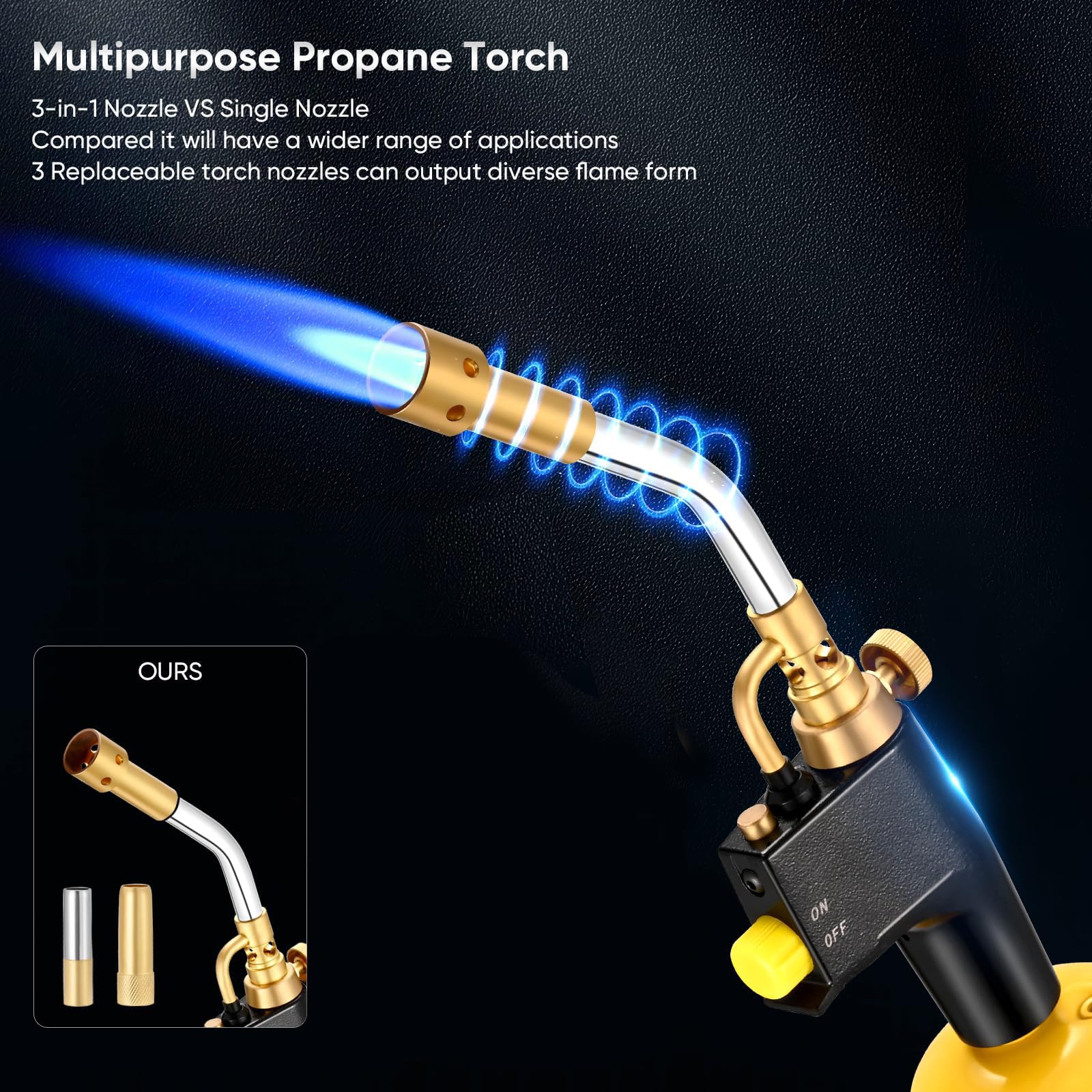 Tête De Torche Vogue L792 Pro Avec Poignée Clip - Utilisable à Tout Angle, Préparation Rapide