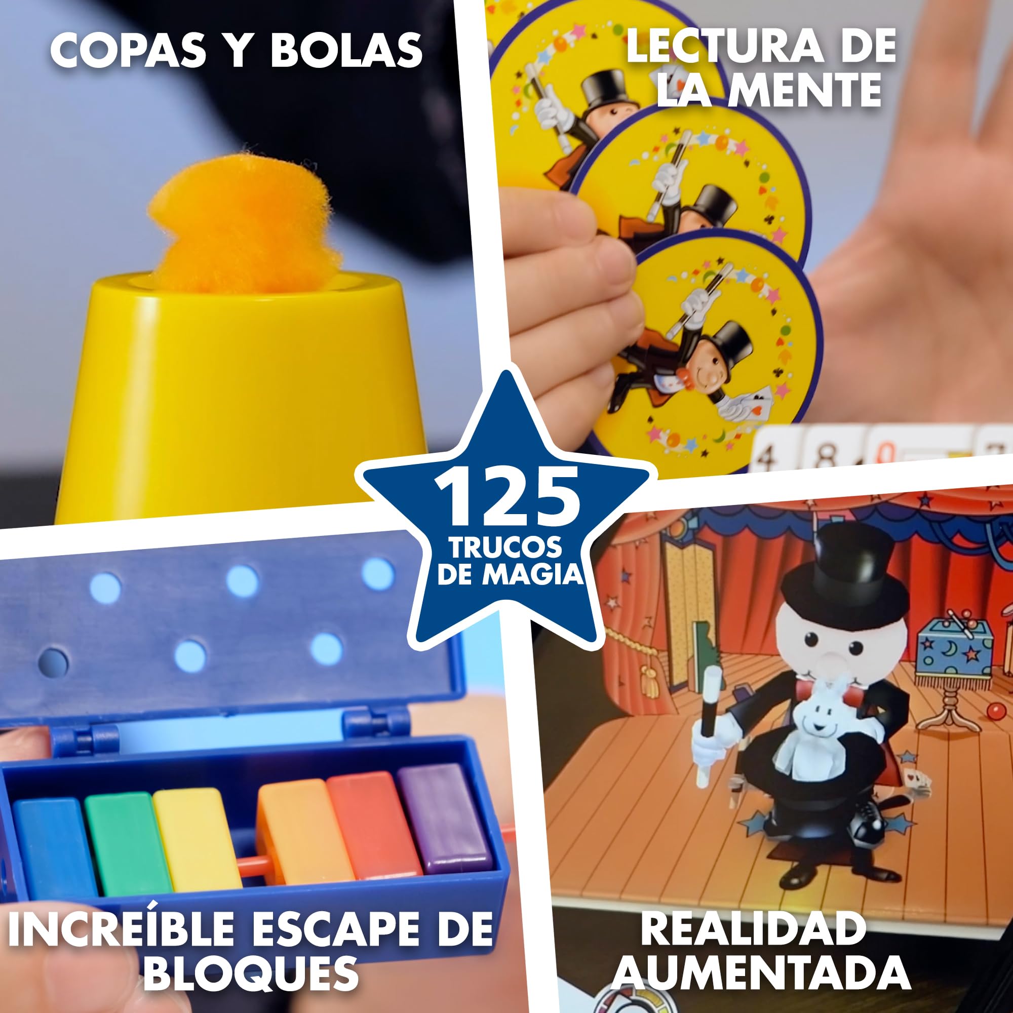 Marvin's Magic - Set de Magia para Niños - Gama de Magia Fácil - Incluye Varita Mágica - Trucos de Cartas - Mucho Más - Adecuado para Edades de 6+ - 125 Trucos de Magia - Regalo Ideal Cumpleaños