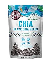 Vista 1 de Suncore Foods Semillas de Chía Negra Orgánicas, Sin Gluten, Sin OGM, 15 oz (1 Paquete)