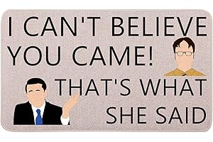 The Office Welcome Door Mat: The Ultimate Doorway Accessory for Fans!