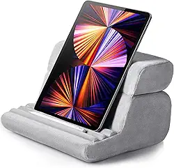 UGREEN Suporte de almofada para tablet para cama com suporte macio para colo com 3 ângulos de visão Acessórios de escritório doméstico ajustáveis Compatível com iPad Pro12.9 11 10.5 9.7 iPad