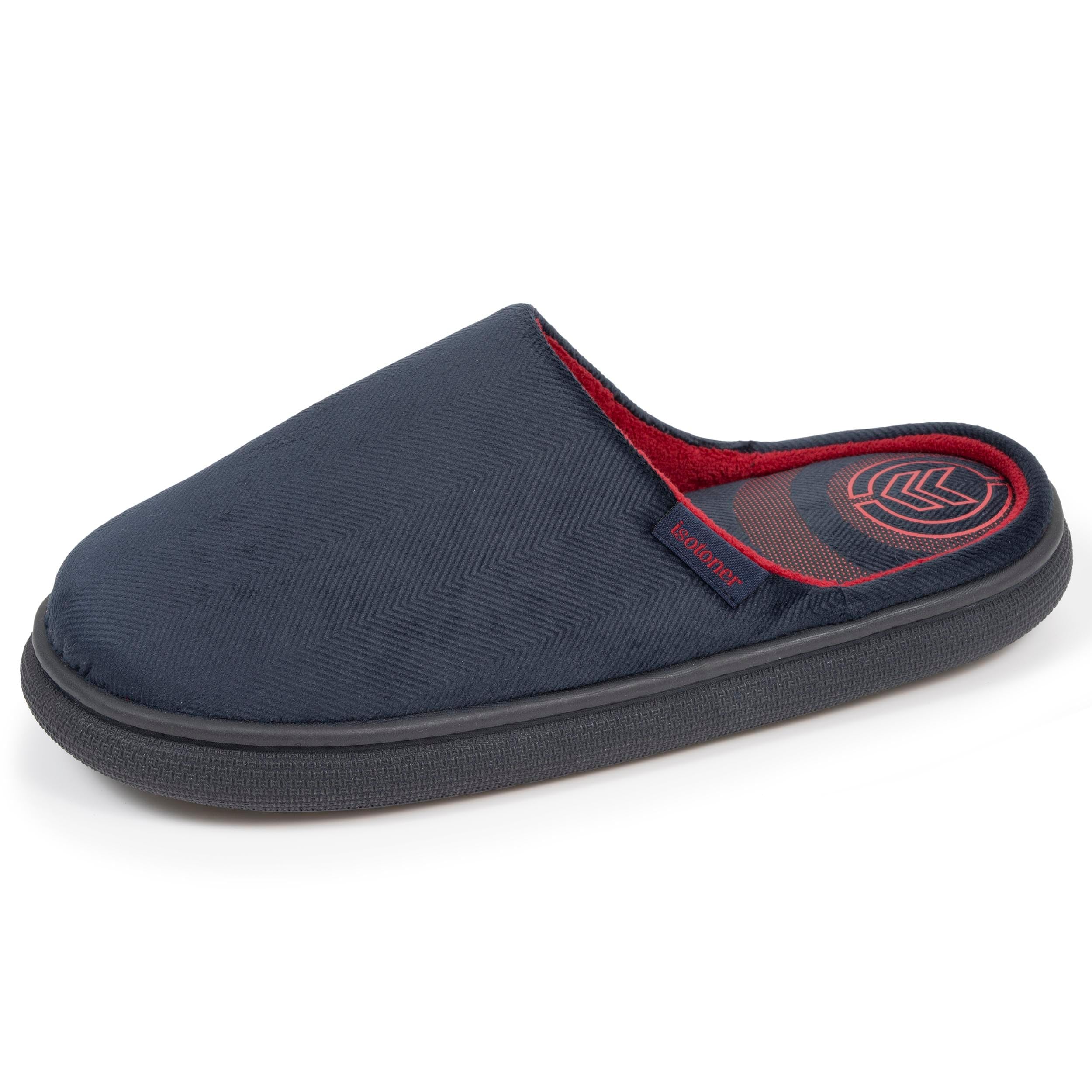 Isotoner Chaussons pantoufles Mules homme Marine 44 EU