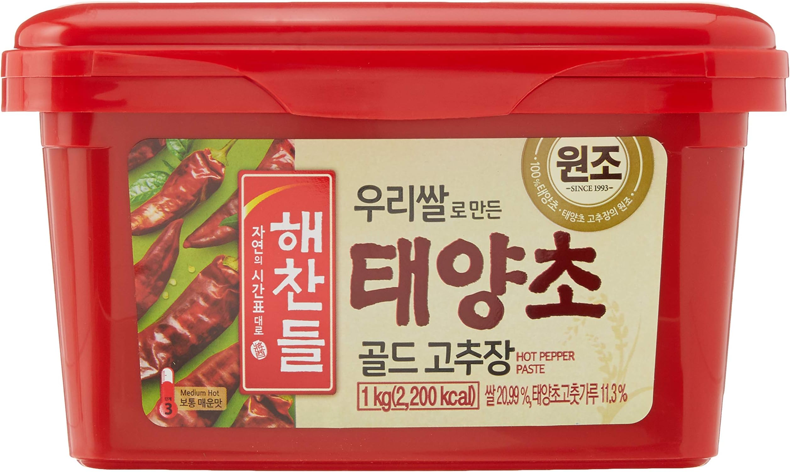 Cheil Jedang Red Pepper Paste (Taeyang Cho Gold) 1kg