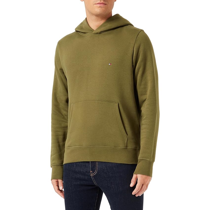 Immagine del prodotto Tommy Hilfiger Felpa con Cappuccio con Logo Im Na Flag Maglie Pesanti, Putting Green, TUTTE LE TAGLIE DA XS A 3XL