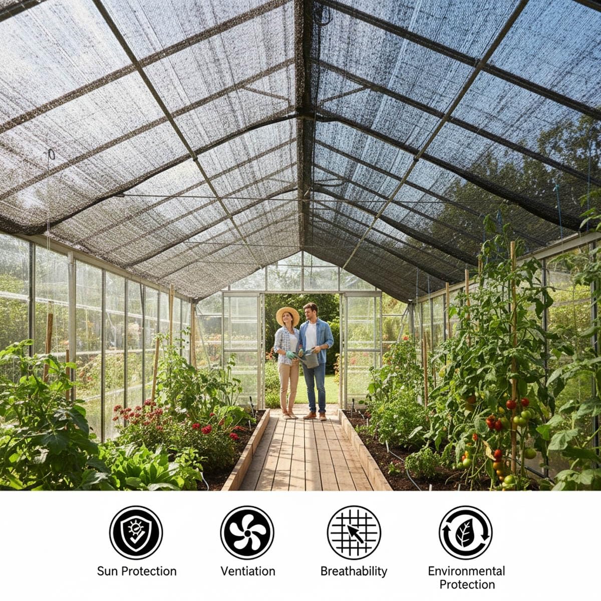 Czarna plandeka ogrodowa z siatki ogrodowej, 20 x 70 m, żywica UV, siatka na rośliny z przelotkami, do ochrony przed zadaszeniem zewnętrznym, patio, podwórkiem i ogrodem