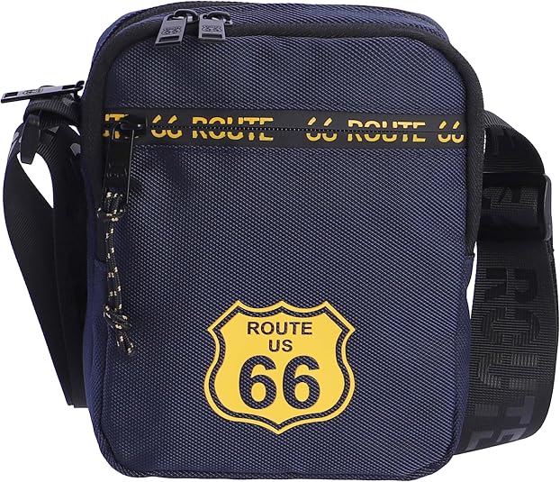 Borsa A Tracolla Uomo ROUTE 66 Hector – Compatta, Leggera, Con Scomparti Multipli, Ideale Per Tutti I Giorni, Viaggi E Lavoro