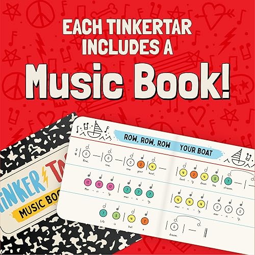 Miniatura 5 de Pizza Guitar - La forma más fácil de comenzar y aprender guitarra - 1 instrumento de juguete de cuerda para niños introducción perfecta a la música