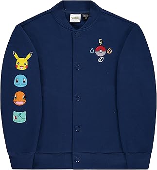Amazon.com: Boys Pokemon Fleece Bomber Jacket- Little and