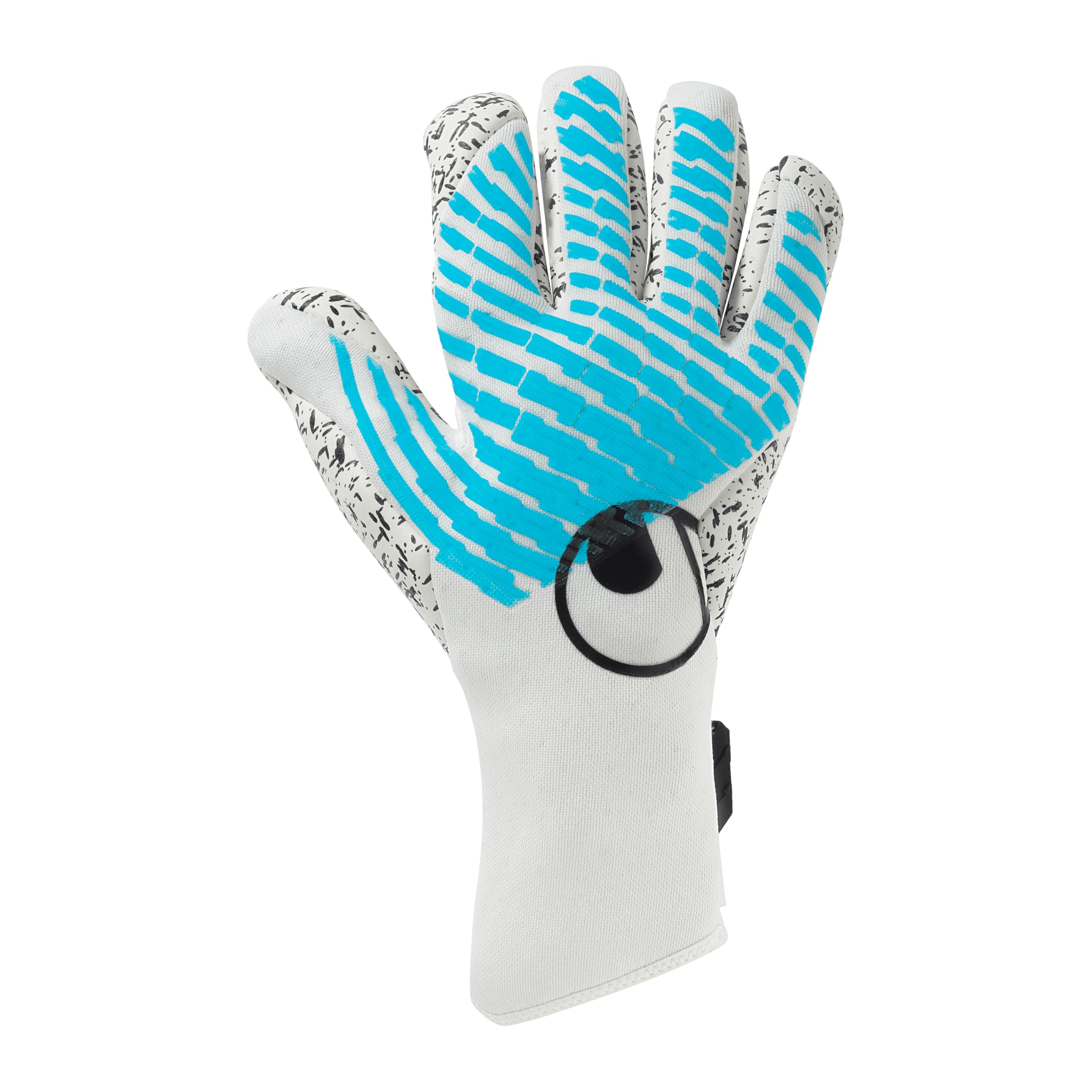 uhlsport Cybertec Supergrip+ Finger Surround - Guanti da Portiere di Calcio Bambini e Adulti