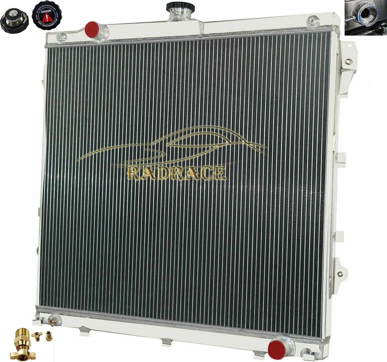 3 Row Aluminum Radiator For 2007-2014 13 Toyota Tundra Sequoia 4.6L 4.7L 5.7L V8 08 09 10 12 2008 2009 2010 2012 2011 2012 2013 Radiators