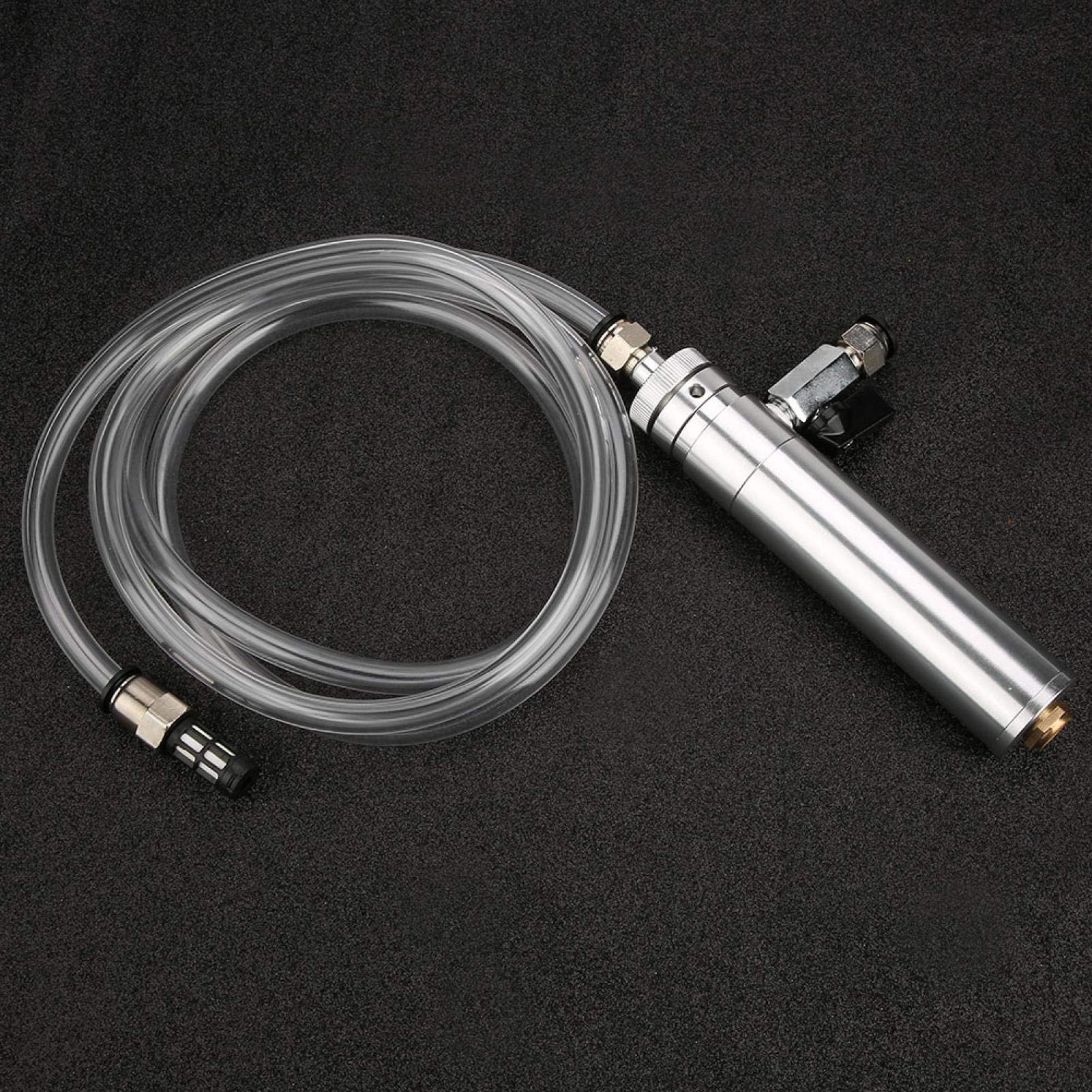 Pistola mecánica de aire frío, Vortex de proceso ajustable Pistola de enfriamiento de aire frío seco, aleación de aluminio con tubo flexible para procesos mecánicos de secado o enfriamiento