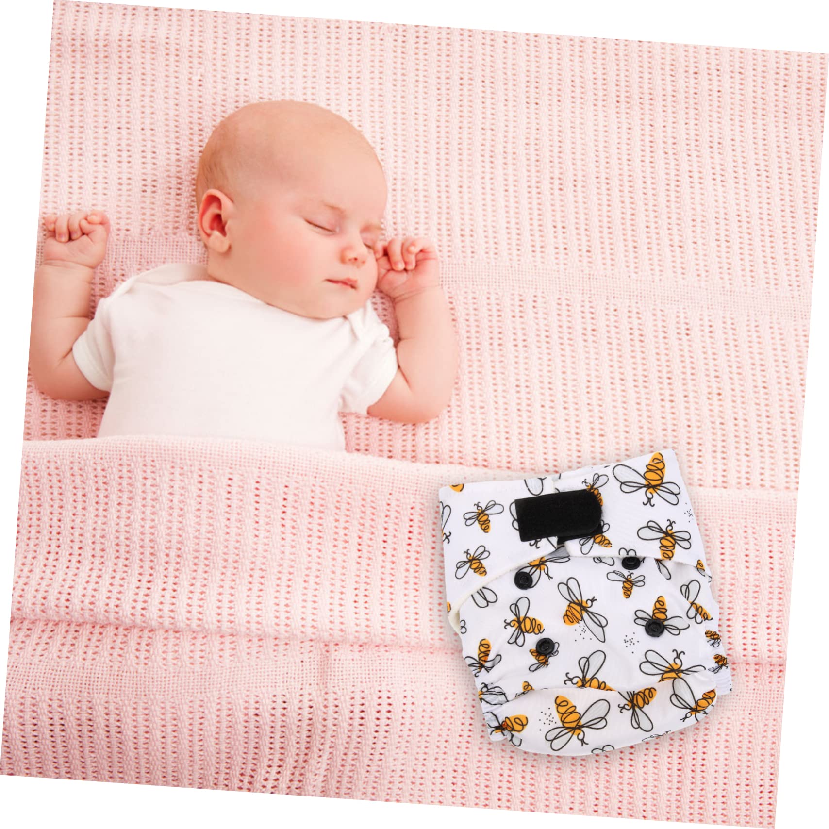 TOYANDONA 4 Piezas pantalón de pañal lavable ropita bebe recien nacido reutilizables para bebe de tela para recién nacidos ventosas recién nacido infantiles