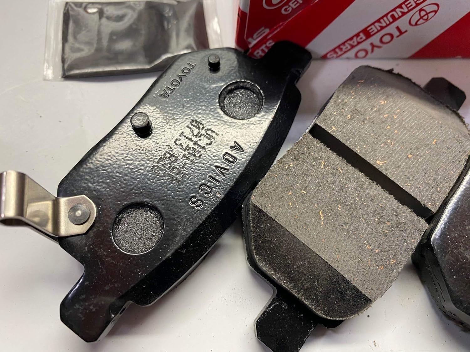 Toyota Genuine Rear Disc Brake Pad Kit, Part Number 04466-AZ213