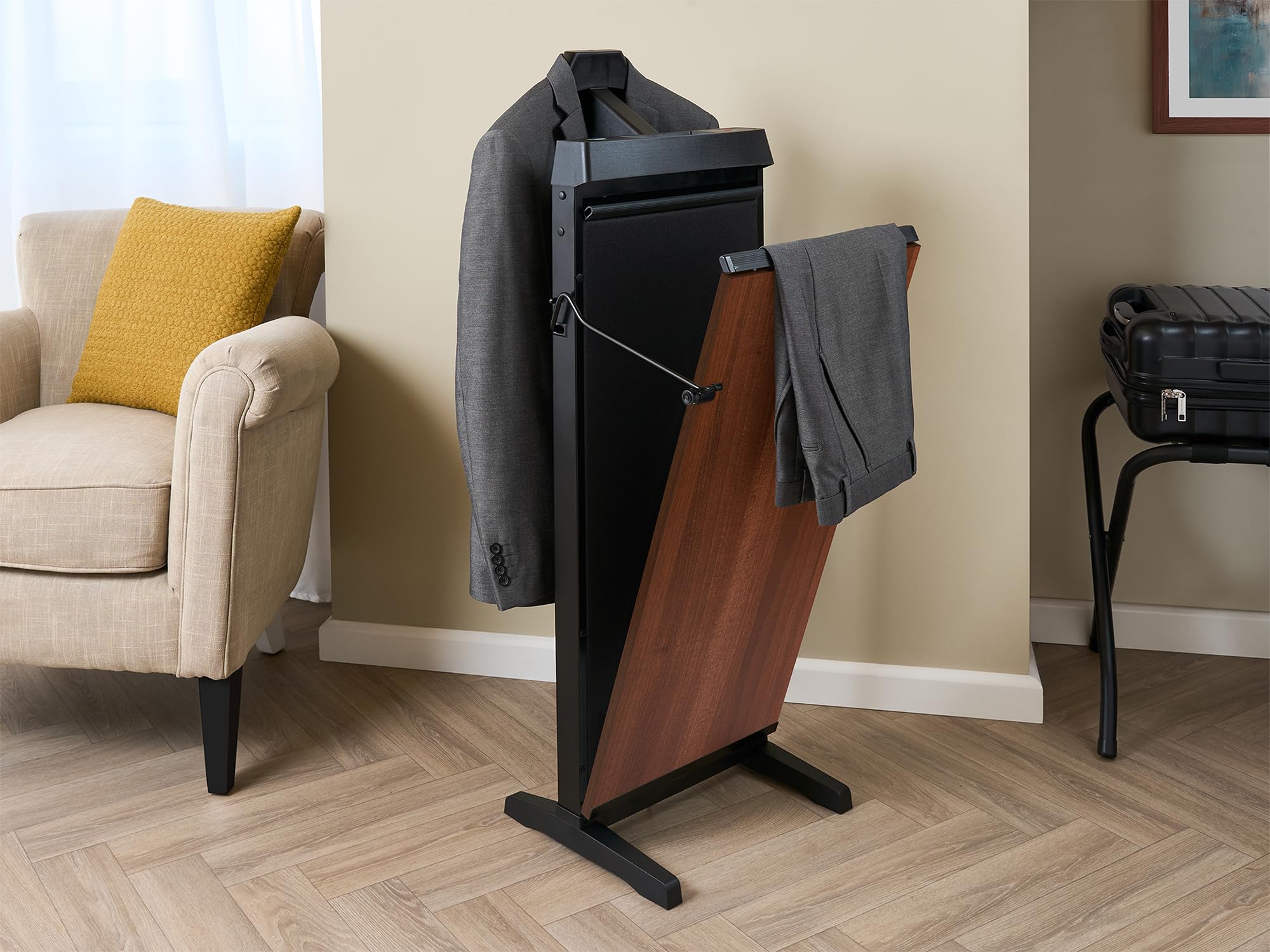 Corby 3300 Pants Press in Walnut