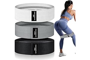 WHATAFIT Non Slip Resistance Bands Set for Women