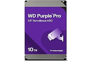 Western Digital 10TB WD Purple Pro: Surveillance Internal Hard Drive